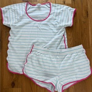 EUC Lake Pajamas Short Set Size Medium Dulce